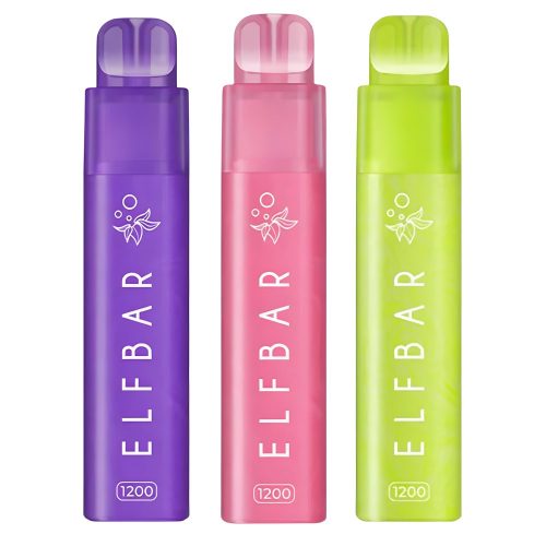 2 in 1 elfbar 1200 puffs prefilled pod kit box of 5 mcr vape distro 536753