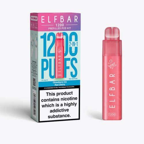 2 in 1 Elfbar 1200 Puffs Prefilled Pod Kit - Mcr Vape Distro