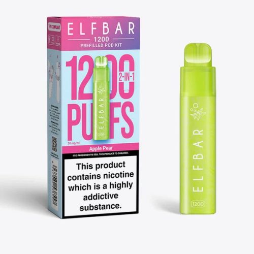 2 in 1 Elfbar 1200 Puffs Prefilled Pod Kit - Mcr Vape Distro