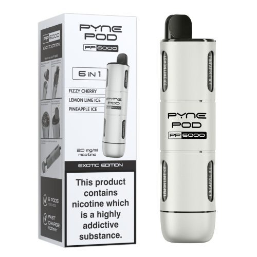 6 In 1 Pyne Pod PP6000 Disposable Vape Pod Kit (Box of 5) - Mcr Vape Distro