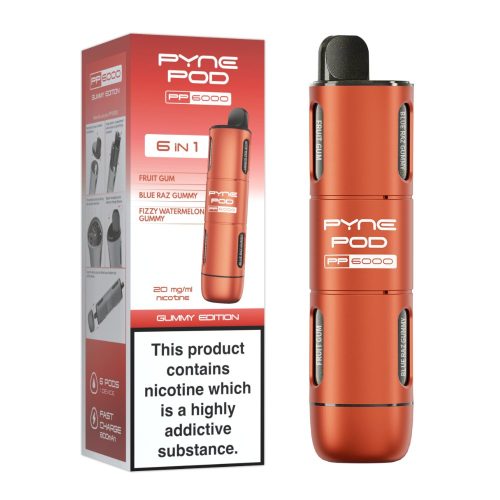 6 In 1 Pyne Pod PP6000 Disposable Vape Pod Kit (Box of 5) - Mcr Vape Distro