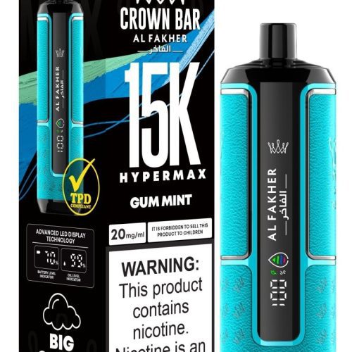 Al Fakher Hypermax 15k Puffs Disposable Vape (Box of 5) - Mcr Vape Distro