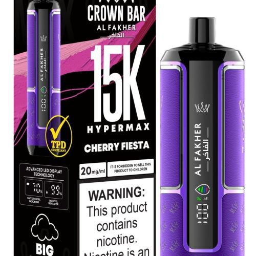 Al Fakher Hypermax 15k Puffs Disposable Vape (Box of 5) - Mcr Vape Distro