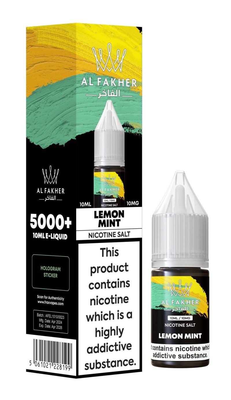 Al Fakher Nic Salt 10ml E-Liquid Box of 10 - Mcr Vape Distro