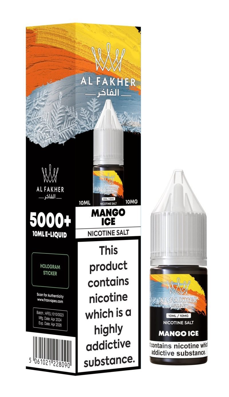 Al Fakher Nic Salt 10ml E-Liquid Box of 10 - Mcr Vape Distro