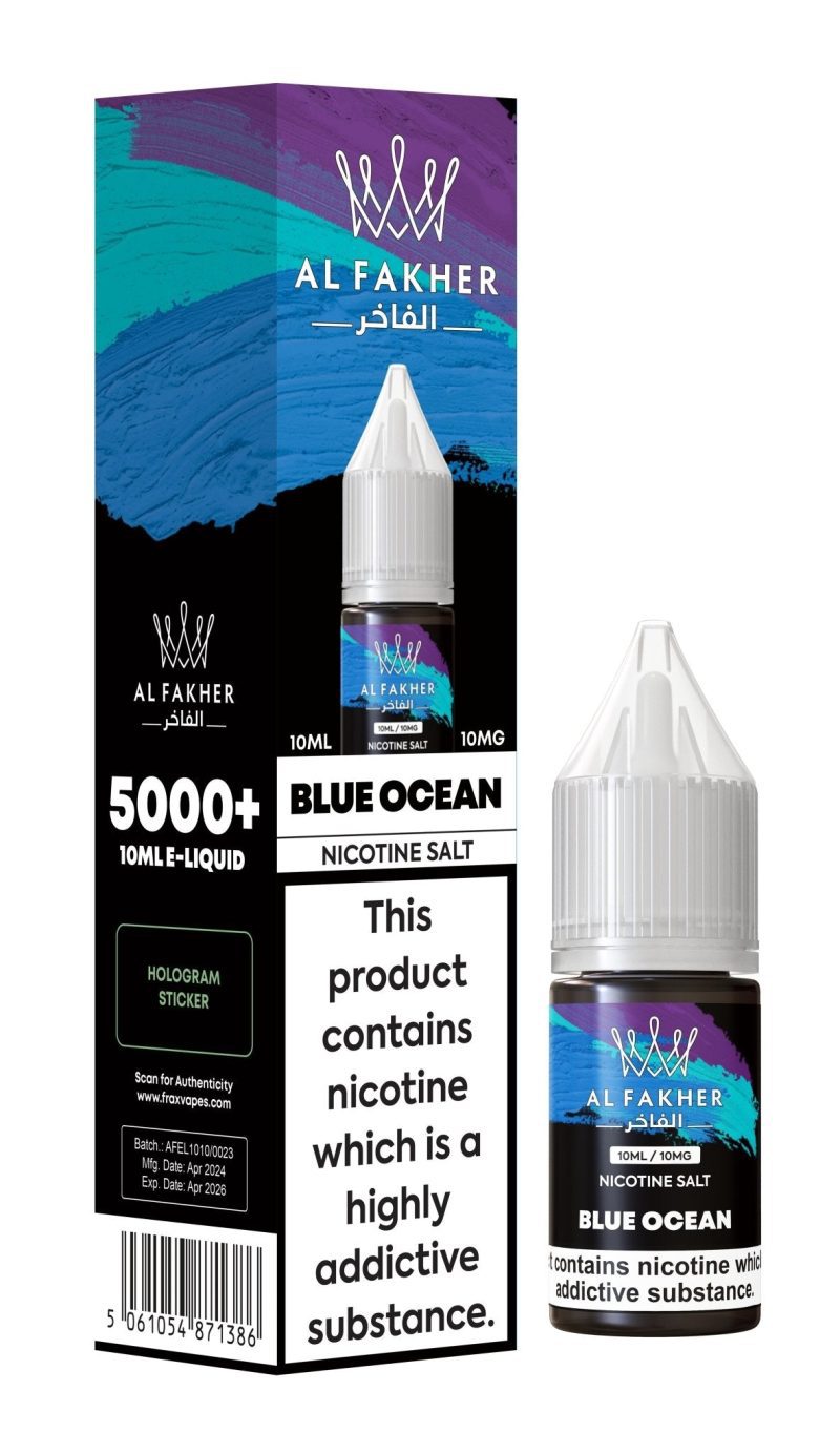 Al Fakher Nic Salt 10ml E-Liquid Box of 10 - Mcr Vape Distro