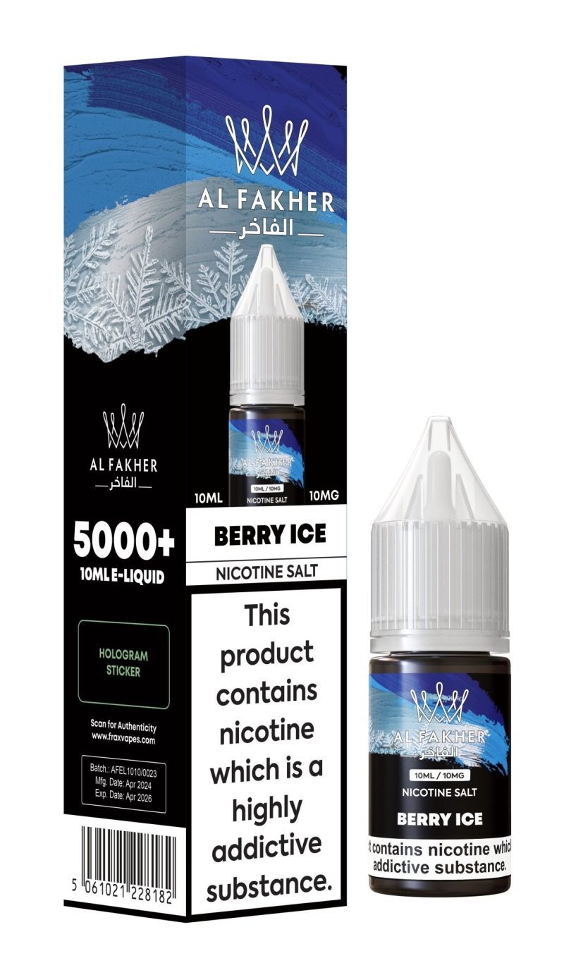 Al Fakher Nic Salt 10ml E-Liquid Box of 10 - Mcr Vape Distro