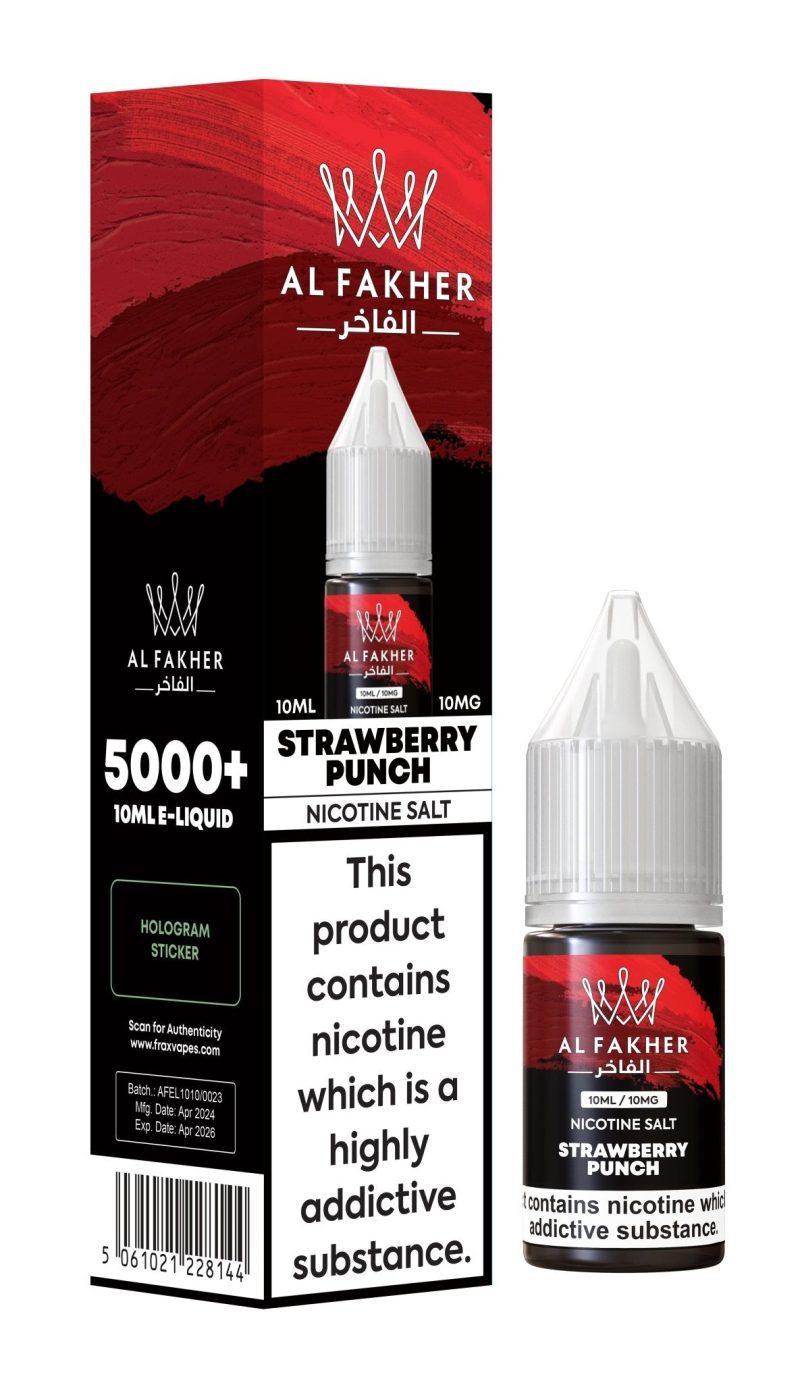 Al Fakher Nic Salt 10ml E-Liquid Box of 10 - Mcr Vape Distro