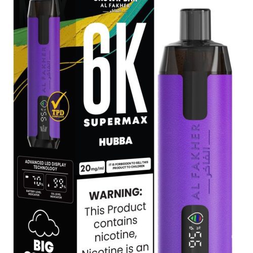 Al Fakher Supermax 6k Puffs Disposable Vape Pod Kit (Box of 5) - Mcr Vape Distro