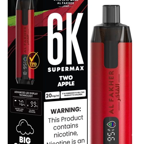 Al Fakher Supermax 6k Puffs Disposable Vape Pod Kit (Box of 5) - Mcr Vape Distro