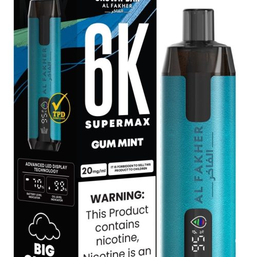 Al Fakher Supermax 6k Puffs Disposable Vape Pod Kit (Box of 5) - Mcr Vape Distro