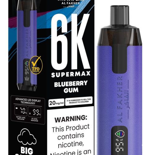 Al Fakher Supermax 6k Puffs Disposable Vape Pod Kit (Box of 5) - Mcr Vape Distro