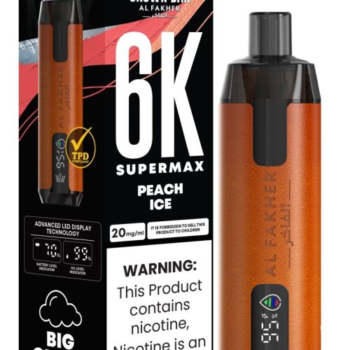 Al Fakher Supermax 6k Puffs Disposable Vape Pod Kit (Box of 5) - Mcr Vape Distro