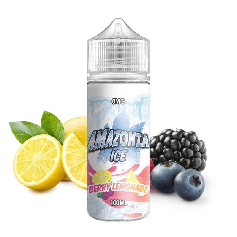 amazonia ice berry lemonade 100ml mcr vape distro 809357