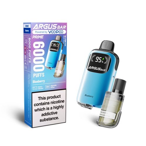 ARGUS Bar Prime 6000 Disposable Vape Box of 5 - Mcr Vape Distro