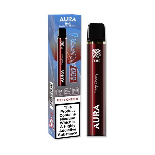 Aura Bar 600 Puffs Disposbale Vape Pod Box of 10 - Mcr Vape Distro