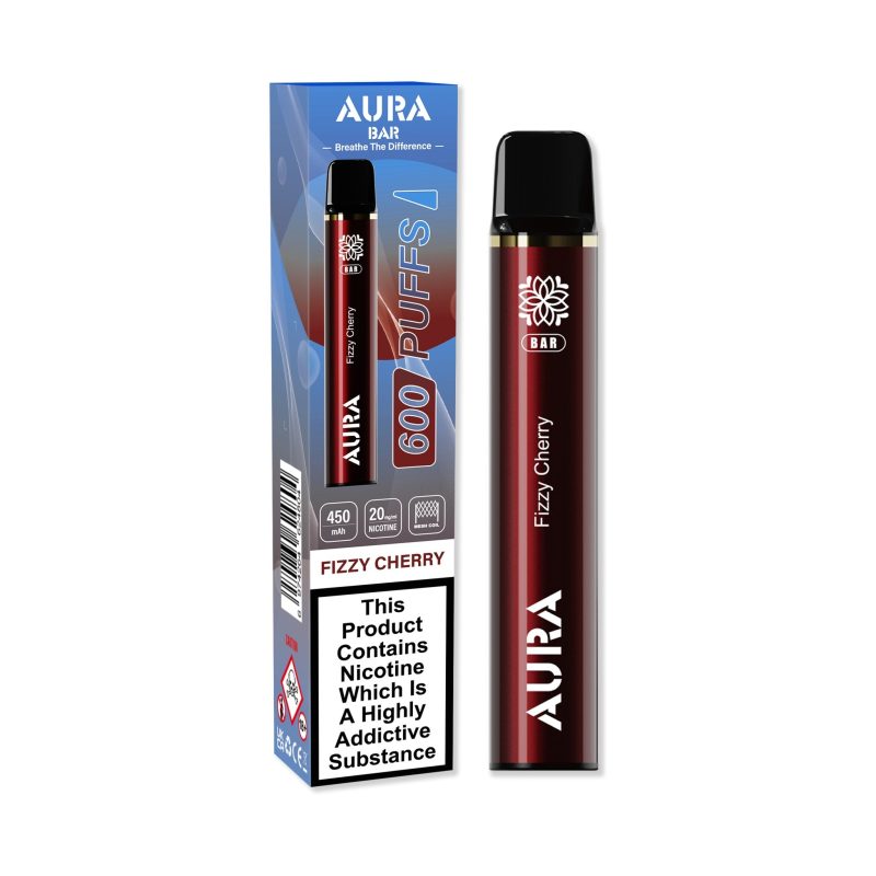 Aura Bar 600 Puffs Disposbale Vape Pod Box of 10 - Mcr Vape Distro