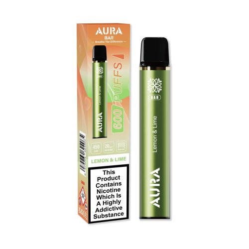 Aura Bar 600 Puffs Disposbale Vape Pod Box of 10 - Mcr Vape Distro