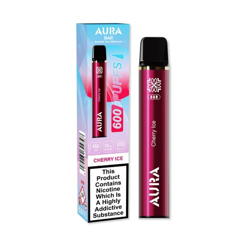 Aura Bar 600 Puffs Disposbale Vape Pod Box of 10 - Mcr Vape Distro