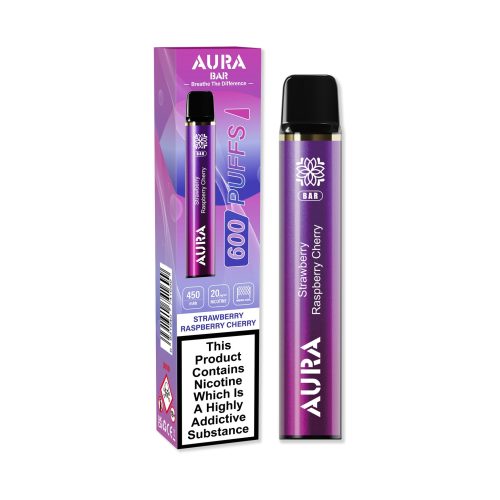 Aura Bar 600 Puffs Disposbale Vape Pod Box of 10 - Mcr Vape Distro