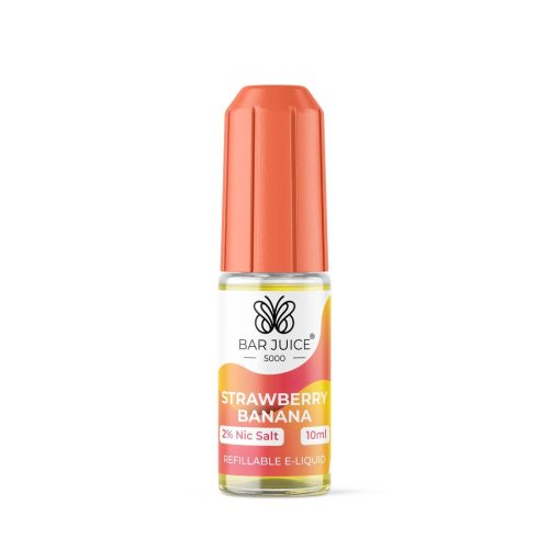 BAR JUICE 5000 - STRAWBERRY BANANA - 10ML [BOX OF 10] - Mcr Vape Distro