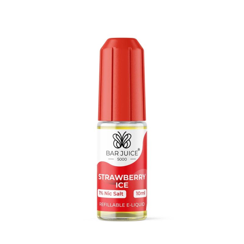 BAR JUICE 5000 - STRAWBERRY ICE - 10ML [BOX OF 10] - Mcr Vape Distro