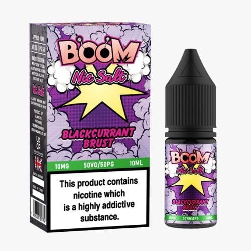 Boom - Nic Salts - 10ml - Pack of 5 - Mcr Vape Distro