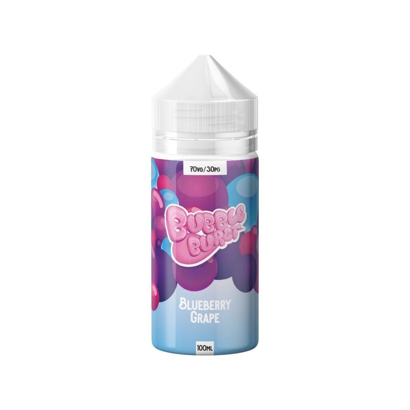 bubble burst blueberry grape e liquid 100ml mcr vape distro 281999