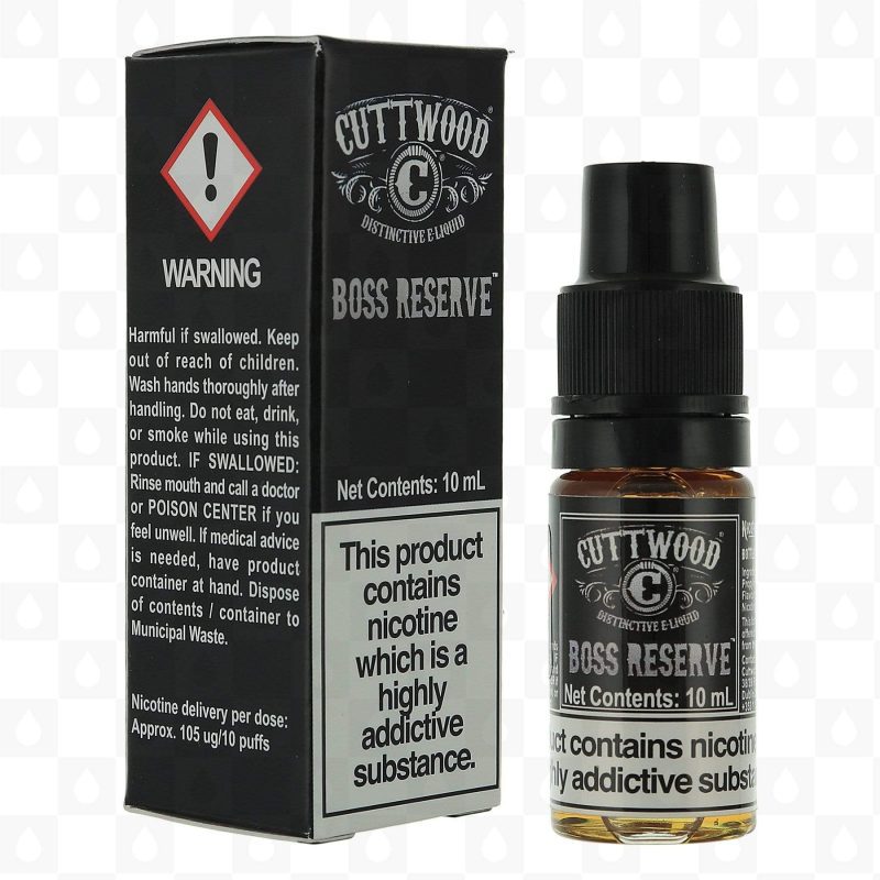 cuttwood boss reserve e liquid 10ml mcr vape distro 950380