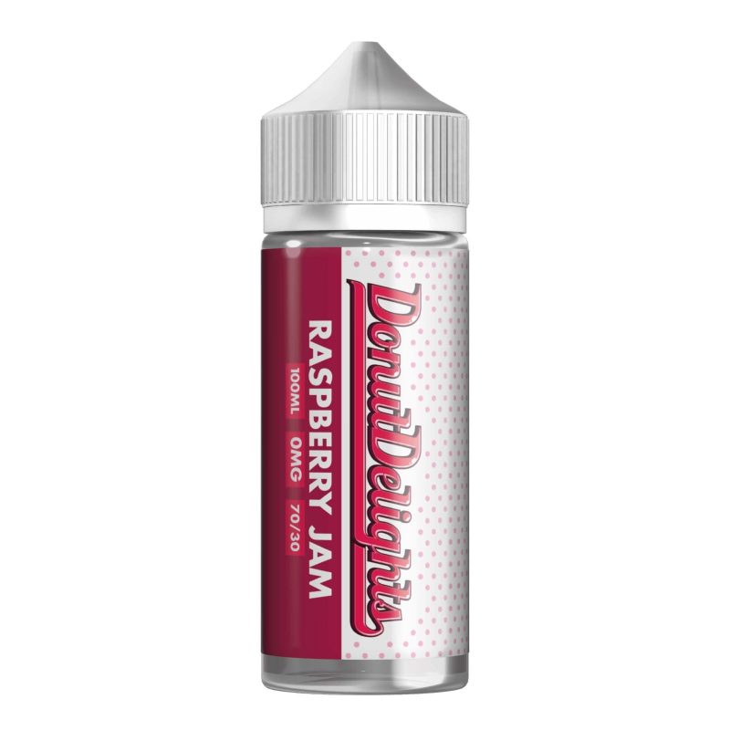 donut delights rasberry jam 100ml mcr vape distro 937975