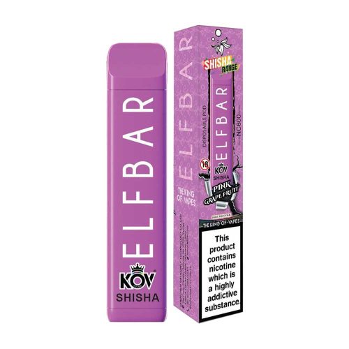 Elf Bar Kov Shisha 600 Puffs Disposable Vape (Box of 10) - Mcr Vape Distro