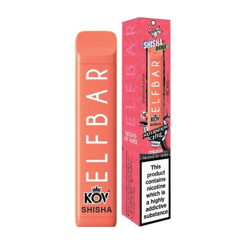 elf bar kov shisha 600 puffs disposable vape box of 10 mcr vape distro 508433