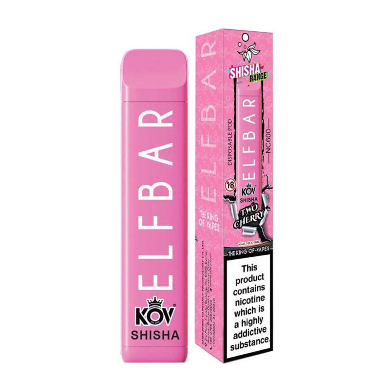 elf bar kov shisha 600 puffs disposable vape box of 10 mcr vape distro 952766