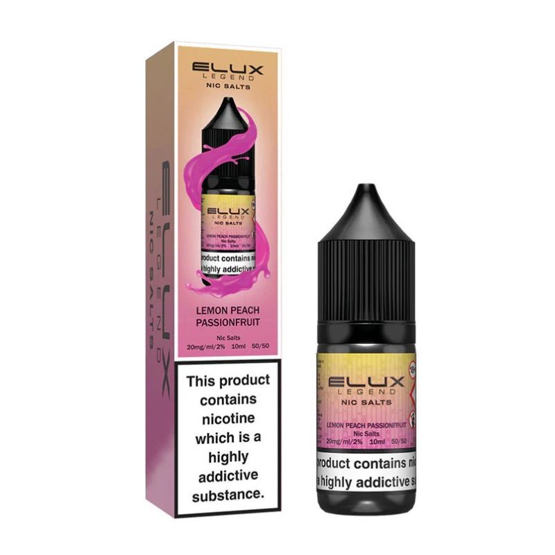 Elux Legend Nic Salts - 10ml E-liquids - Box of 10 - Mcr Vape Distro