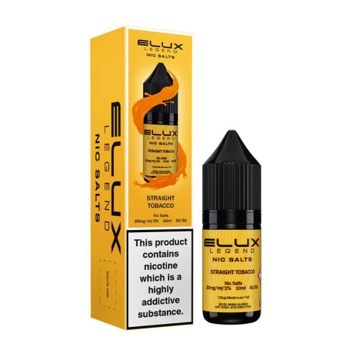 Elux Legend Nic Salts - 10ml E-liquids - Box of 10 - Mcr Vape Distro