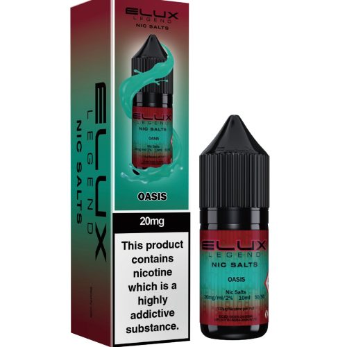 Elux Legend Nic Salts - 10ml E - liquids - Box of 10 - Mcr Vape Distro