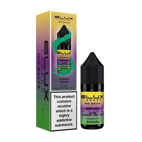 Elux Legend Nic Salts - 10ml E-liquids - Box of 10 - Mcr Vape Distro