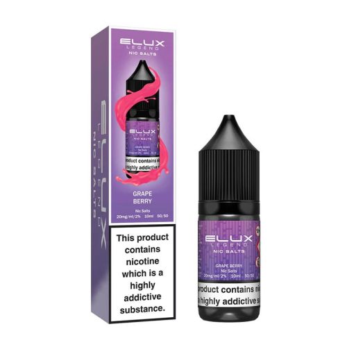 Elux Legend Nic Salts - 10ml E-liquids - Box of 10 - Mcr Vape Distro