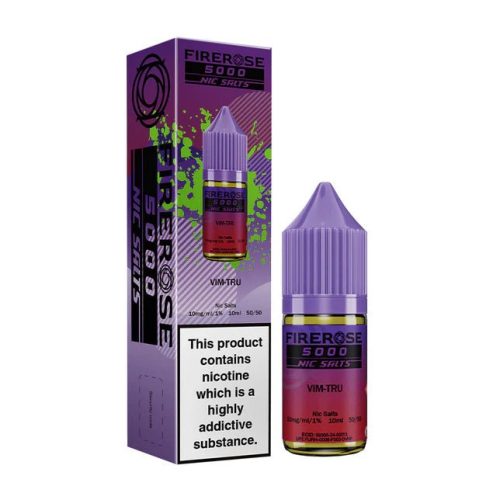 Firerose 5000 Nic Salt 10ml Bottle - Box of 10 - Mcr Vape Distro