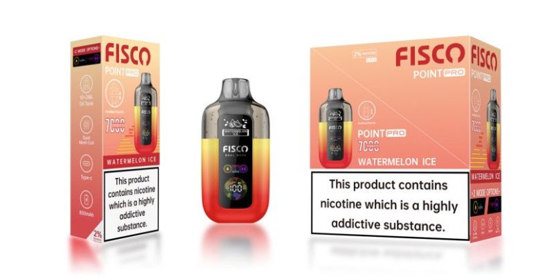 fisco point pro 7000 disposable box of 5 mcr vape distro 501147