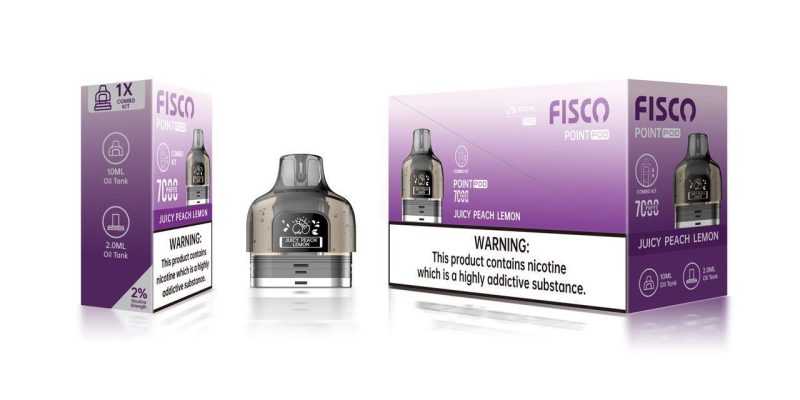 Fisco Point Pro 7000 Replacement Pods Pack of 5 - Mcr Vape Distro