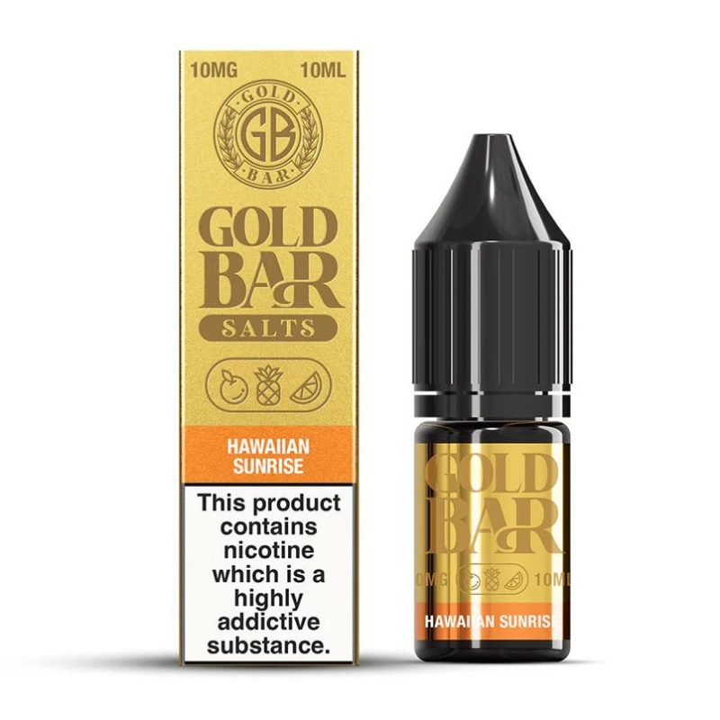 gold bar nic salts 10ml e liquids box of 10 mcr vape distro 336541