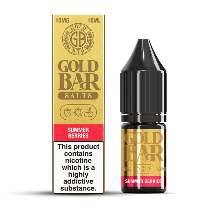 gold bar nic salts 10ml e liquids box of 10 mcr vape distro 392382