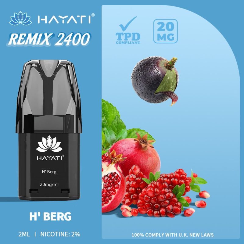 Hayati Remix 2400 Puffs Replacement Pods - Mcr Vape Distro