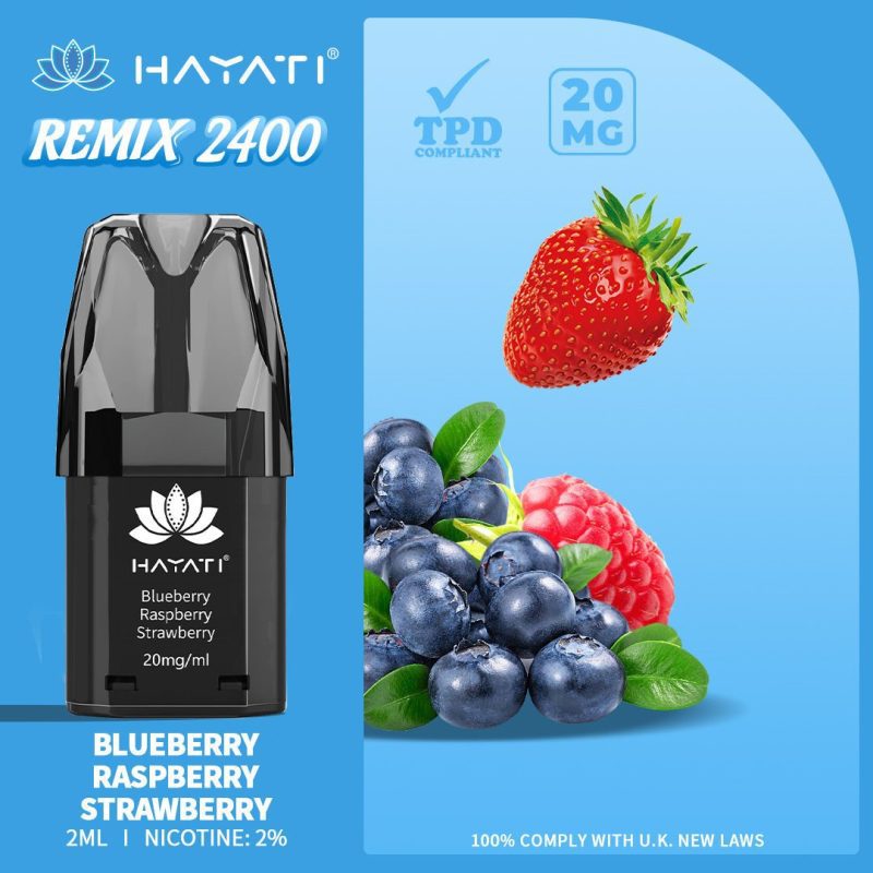 Hayati Remix 2400 Puffs Replacement Pods - Mcr Vape Distro