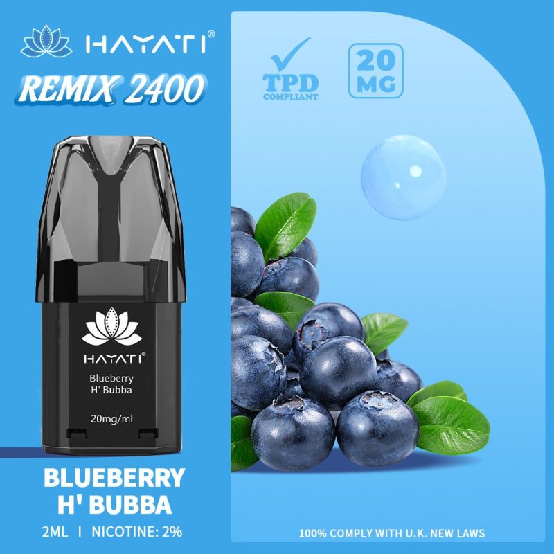 Hayati Remix 2400 Puffs Replacement Pods - Mcr Vape Distro