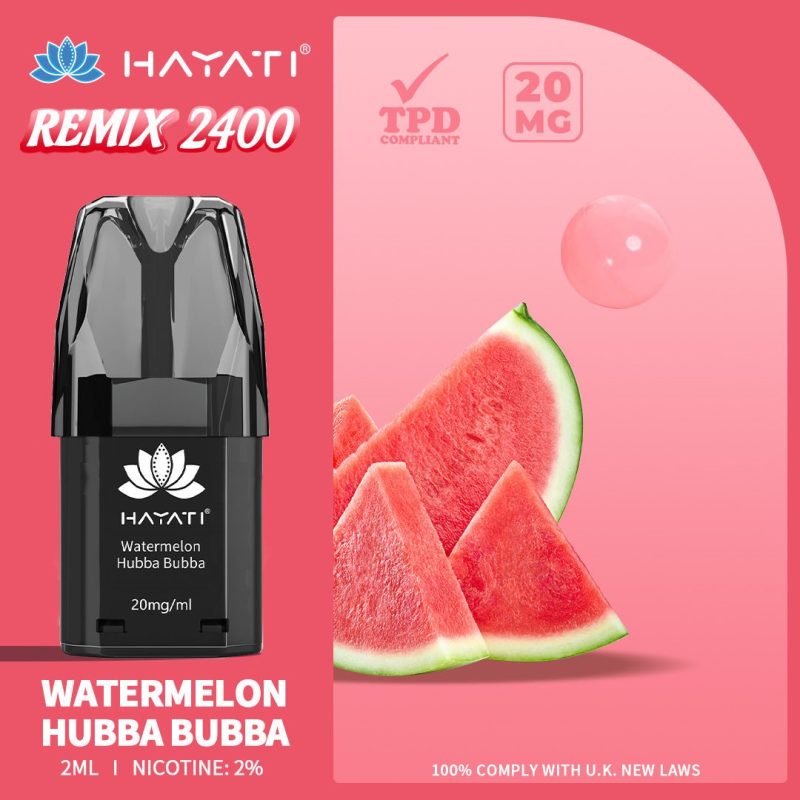 Hayati Remix 2400 Puffs Replacement Pods - Mcr Vape Distro