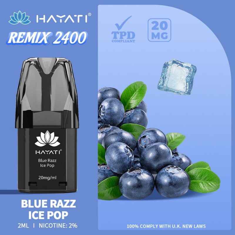 Hayati Remix 2400 Puffs Replacement Pods - Mcr Vape Distro