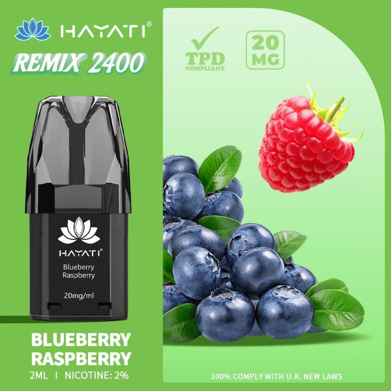 Hayati Remix 2400 Puffs Replacement Pods - Mcr Vape Distro