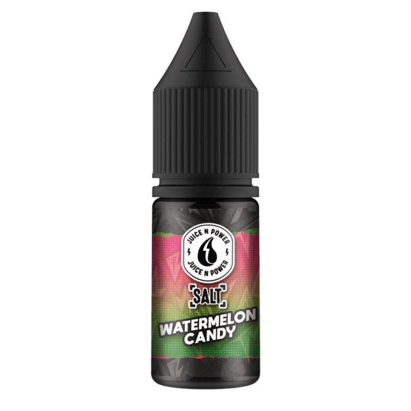 juice n power watermelon candy 10ml nic salt pack of 10 mcr vape distro 636179